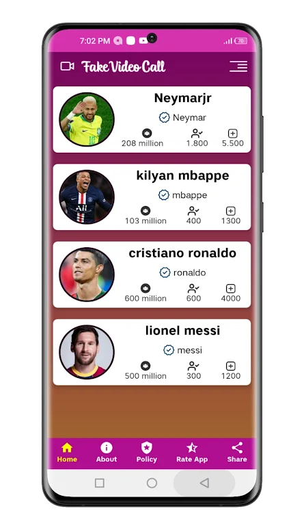 Messi ronaldo neymar calling Captura de tela 3