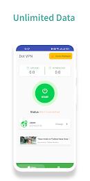 Dot Vpn - Unlimited Data স্ক্রিনশট 1