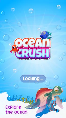 Ocean Crush Game - Match 3 ภาพหน้าจอ 0