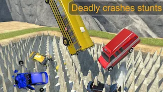 Beam Drive Crash Death Stair C Schermafbeelding 1