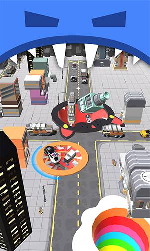 City Hole Io: Robot Attack Captura de pantalla 0