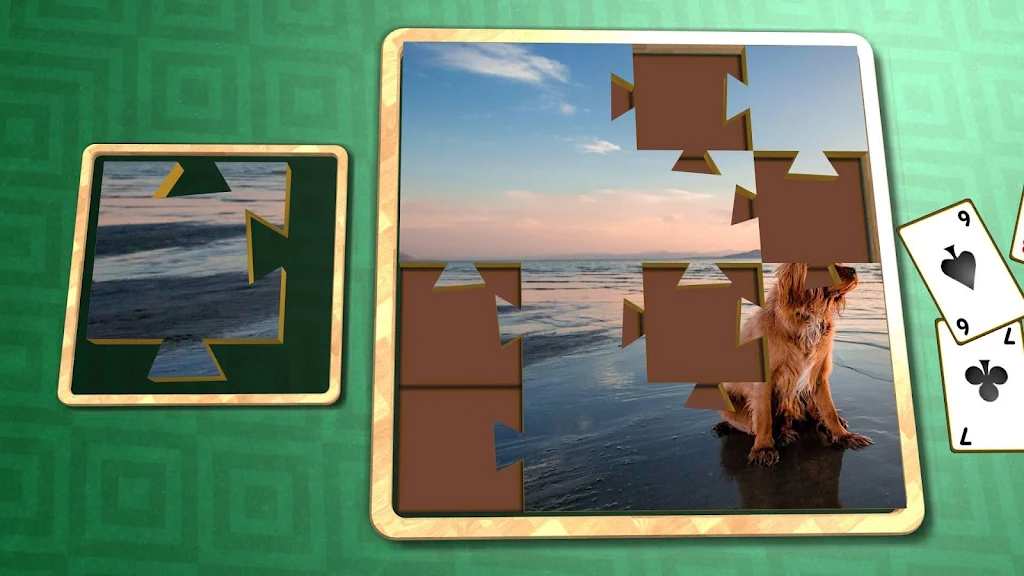 Schermata Jigsaw Solitaire - Dogs 1