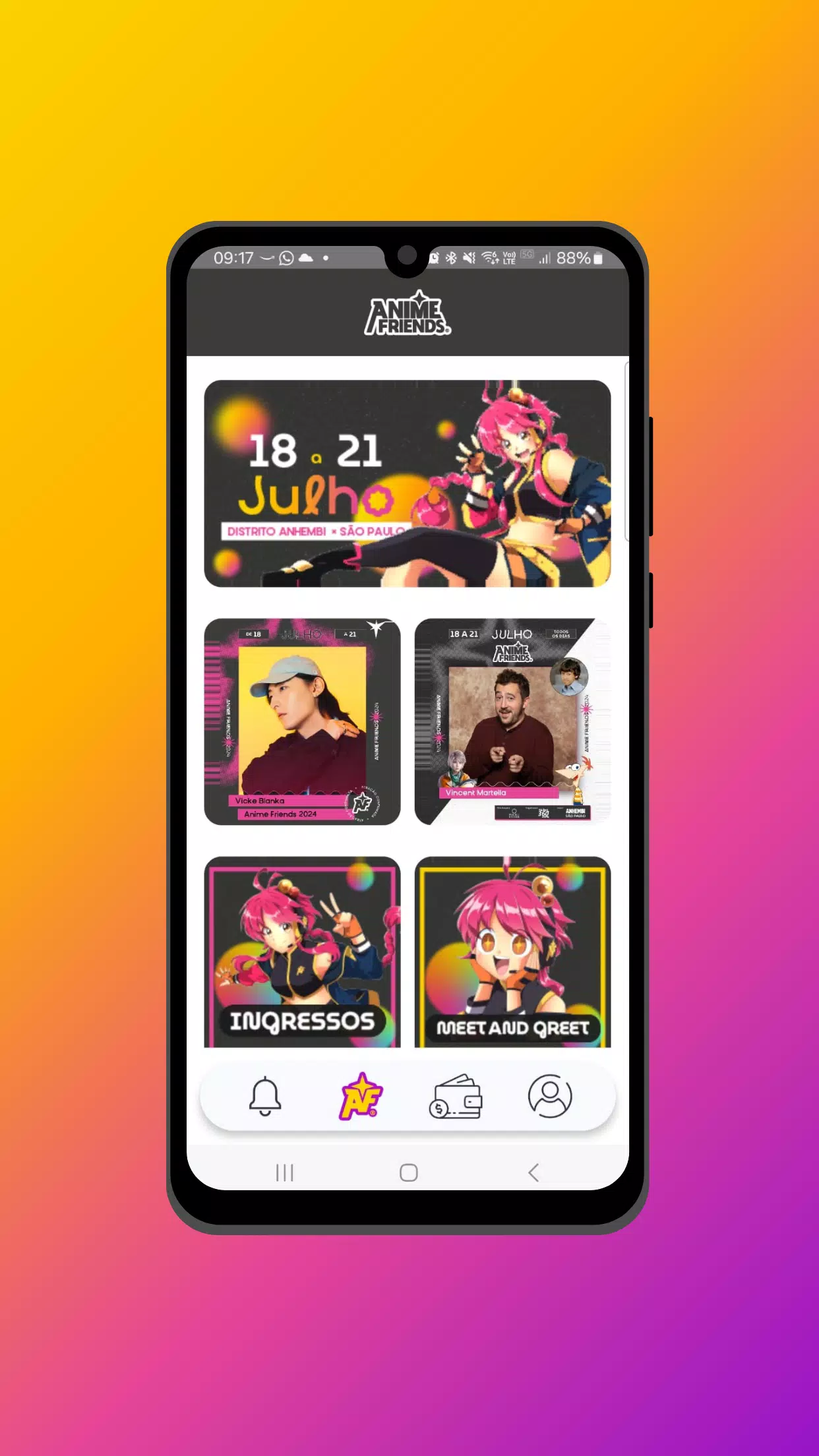 App Anime Friends 스크린샷 1