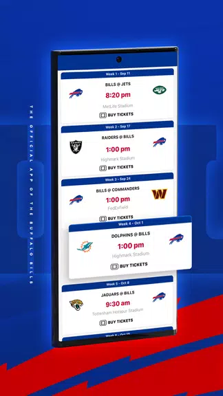 Buffalo Bills Mobile Ekran Görüntüsü 2