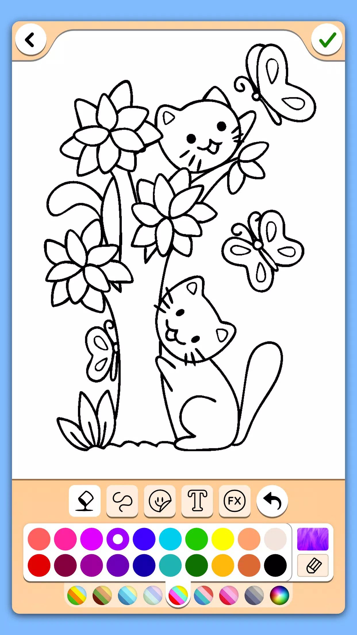 Coloring for girls and women Ảnh chụp màn hình 2