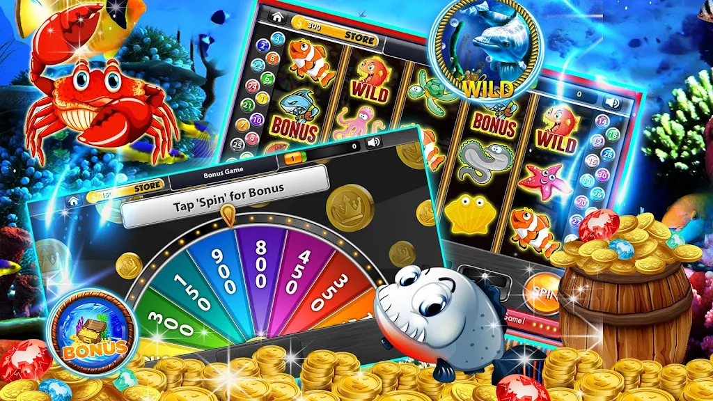 Dolphin Slots: Big fortune Captura de tela 1