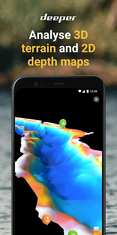 Schermata Fish Deeper - Fishing App 1