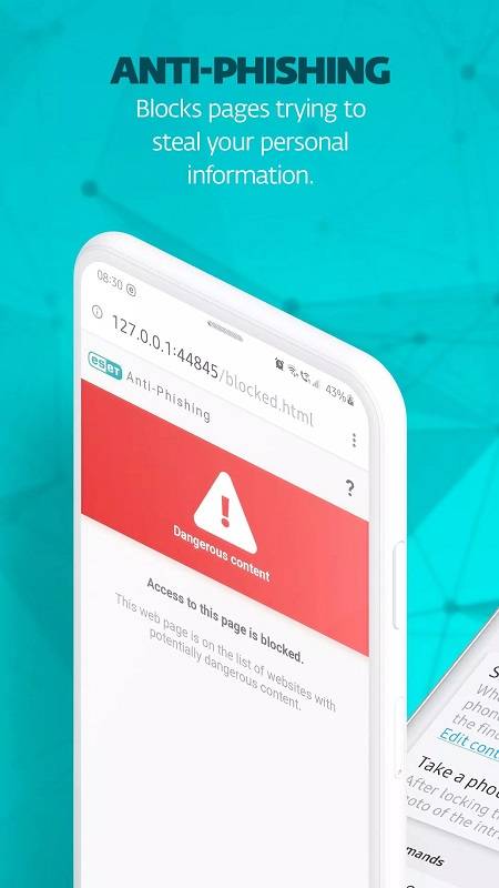 ESET Mobile Security & Antivirus Schermafbeelding 2