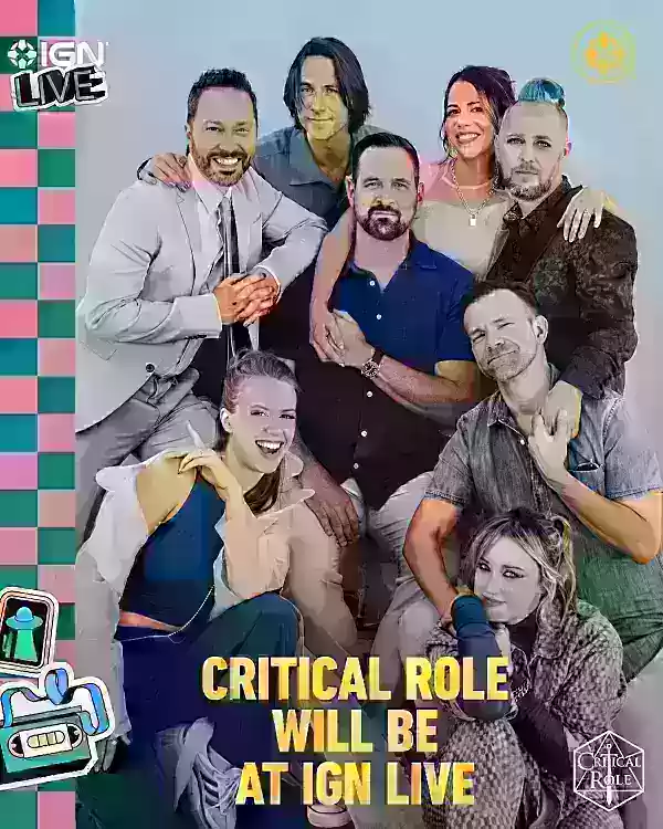 Critical Role Celebra Marco de Uma Década com Painel Exclusivo no IGN Live