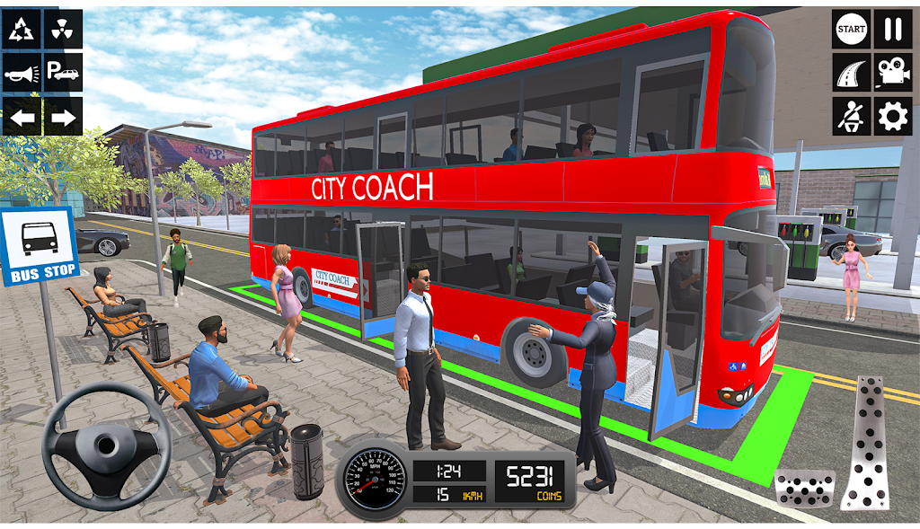 Driving Simulator 3d Bus Games 스크린샷 3