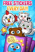 My Boo Album - Virtual Pet Sticker Book Schermafbeelding 1