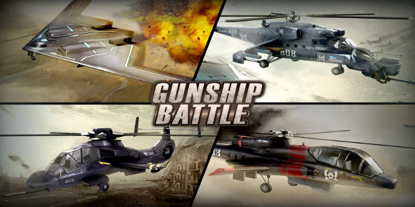 GUNSHIP BATTLE: Helicopter 3D Mod ภาพหน้าจอ 1