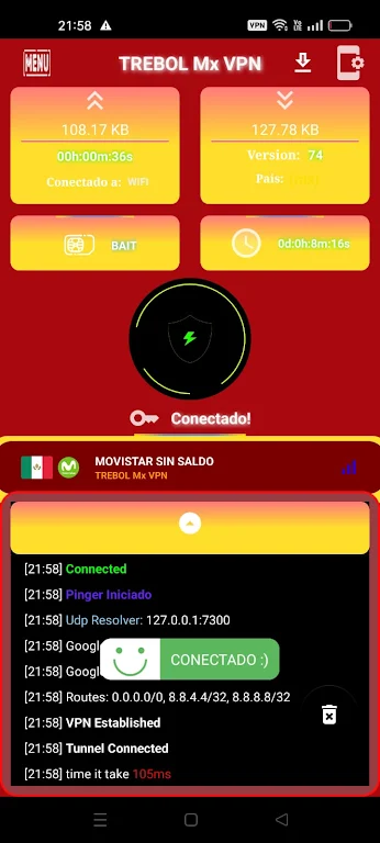 TREBOL Mx VPN Screenshot 3