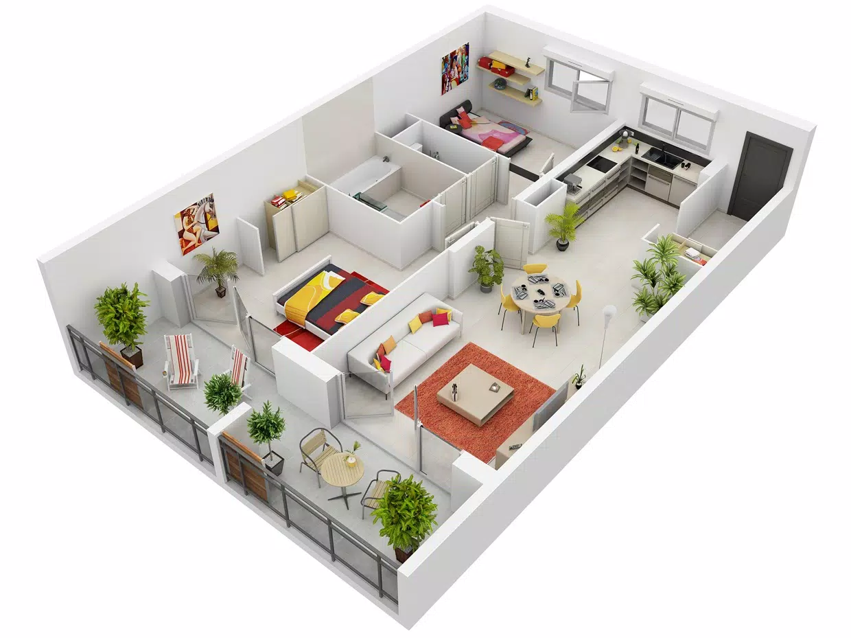 3D House Design Schermafbeelding 3