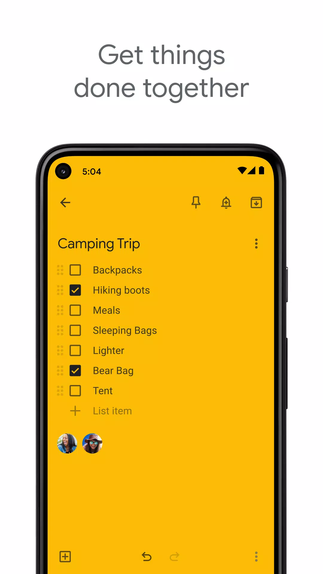 Google Keep: notas e listas Captura de tela 1