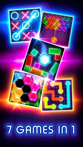 Tic Tac Toe Glow: 2 Players স্ক্রিনশট 2