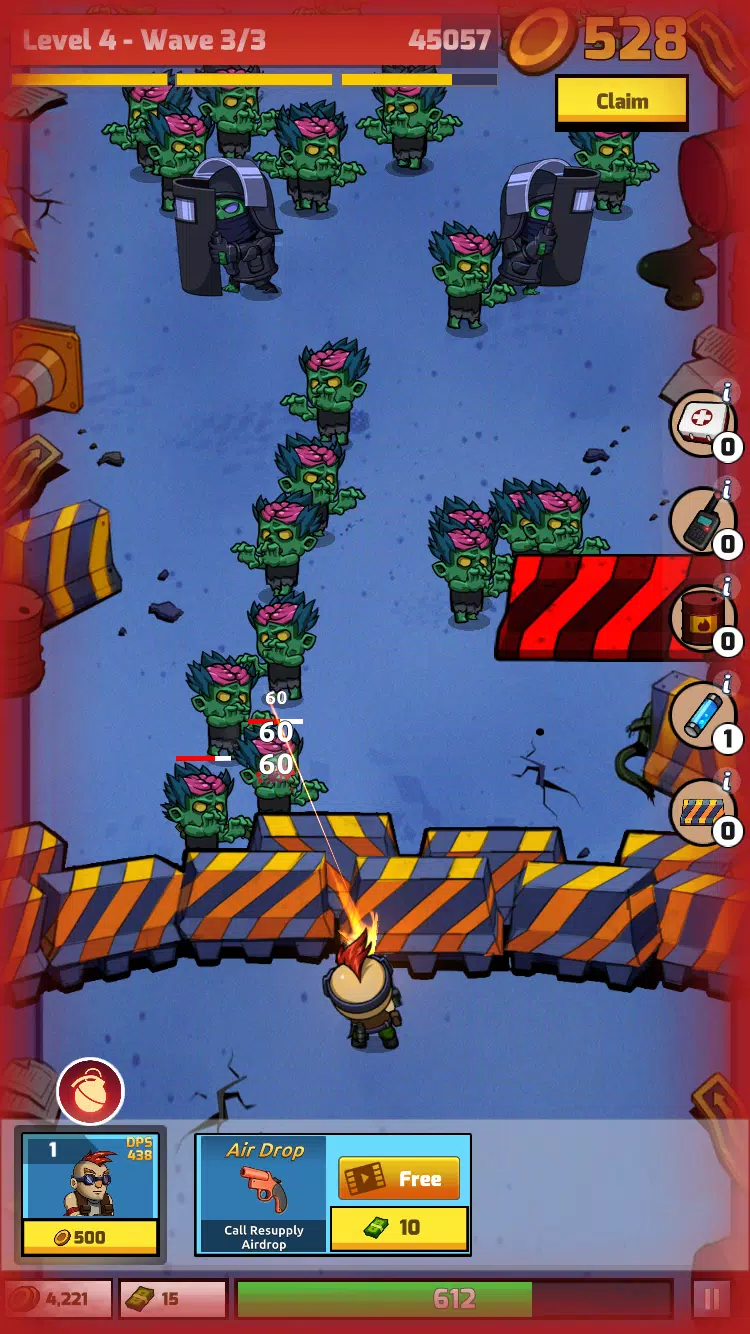 Zombie Idle Defense ภาพหน้าจอ 3