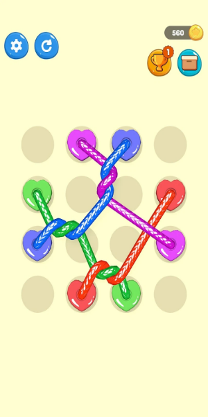 Tangled Line 3D: Knot Twisted Tangkapan skrin 0