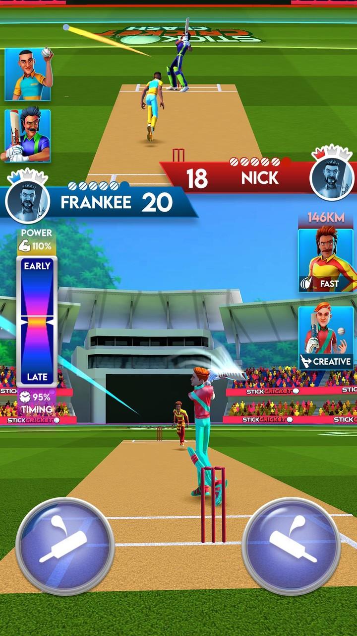 Stick Cricket Clash Captura de tela 0