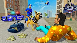 US Police Dog Crime Chase Game Capture d'écran 1