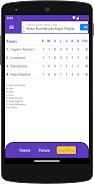 Fixture & Points Table Maker Ekran Görüntüsü 2