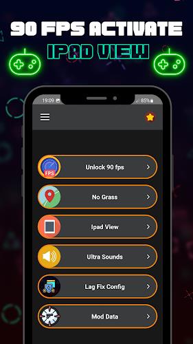 90 fps with iPad View BGMI Schermafbeelding 1