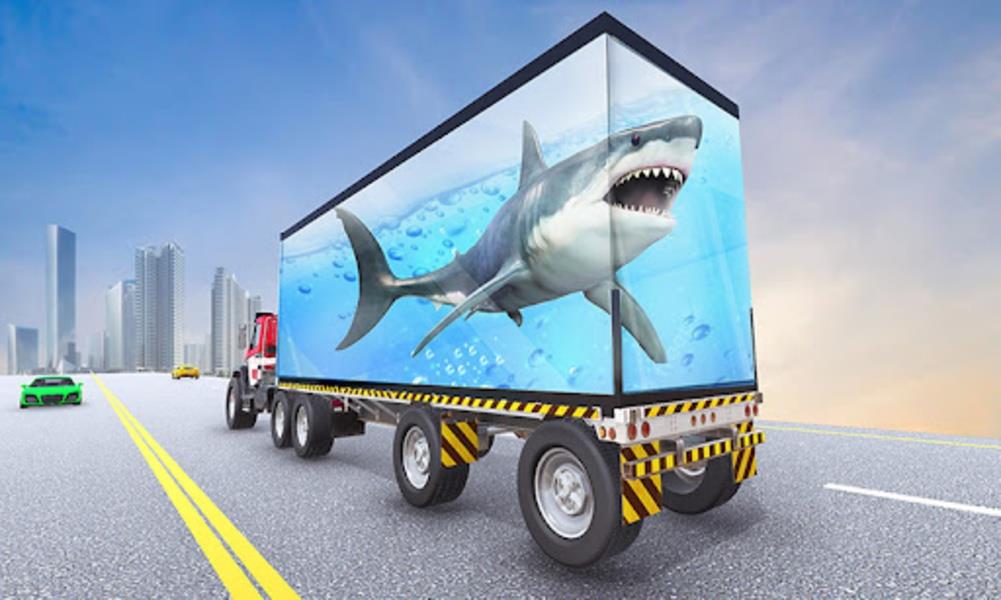 Sea Animal Transporter 2018: Truck Simulator Game Ảnh chụp màn hình 0