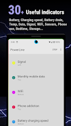 PowerLine: status bar meters Captura de tela 1