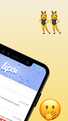 Lipsi - Anonymous messaging স্ক্রিনশট 1