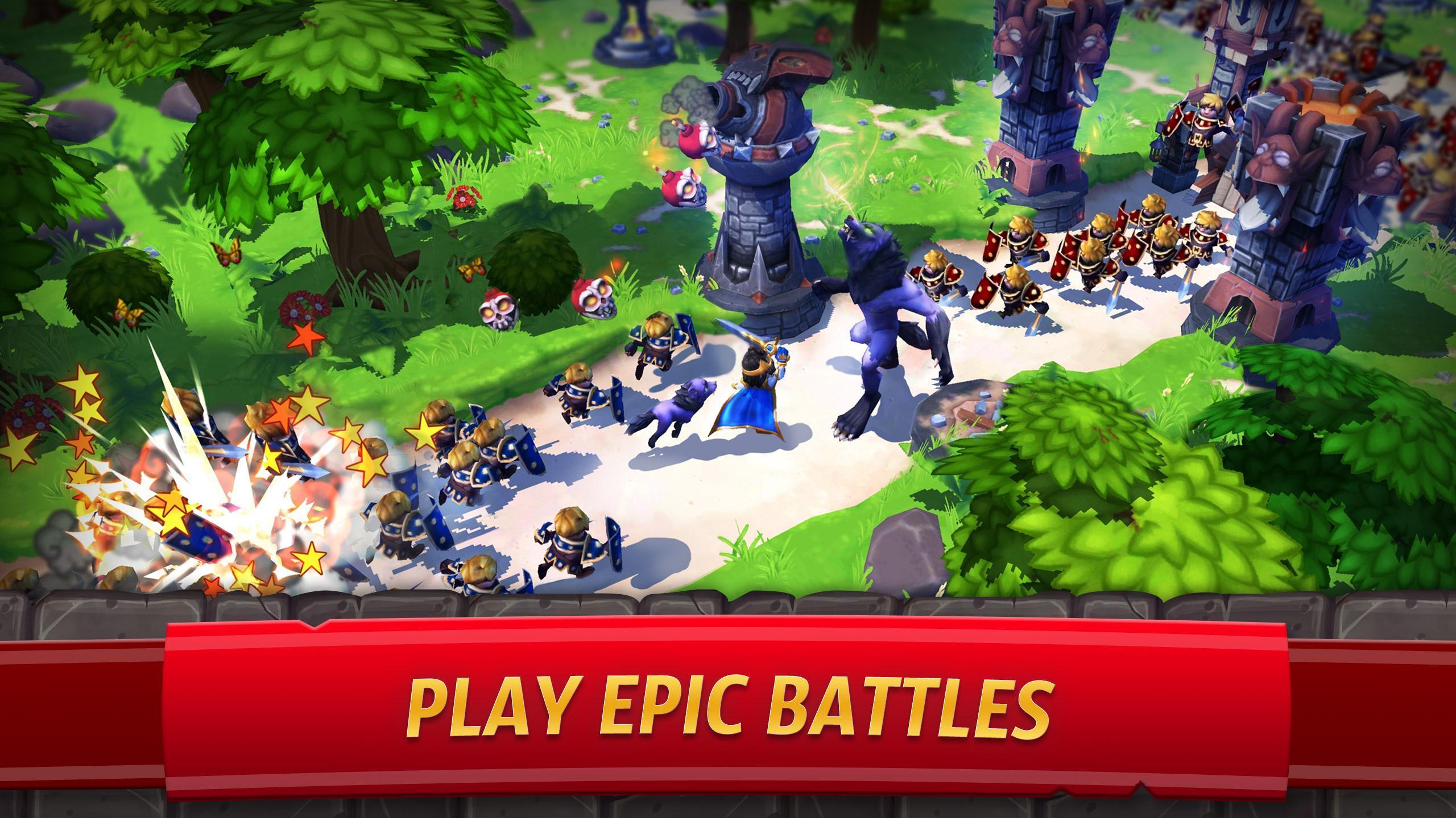 Royal Revolt 2: Tower Defense Captura de tela 0