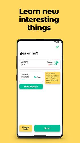 Yes or No? Trivia with facts. Скриншот 1