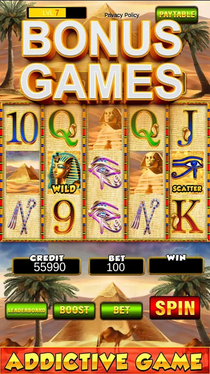 Slot Machine: New Pharaoh Slot - Casino Vegas Feel Скриншот 2