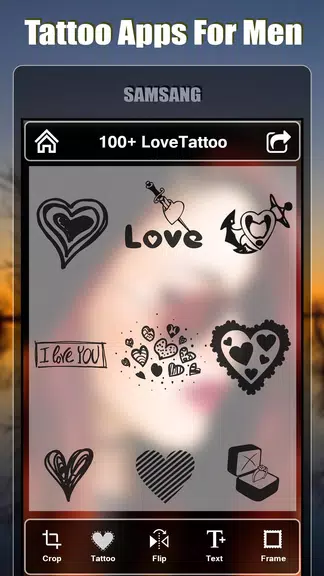 Tattoo design apps for men Schermafbeelding 2