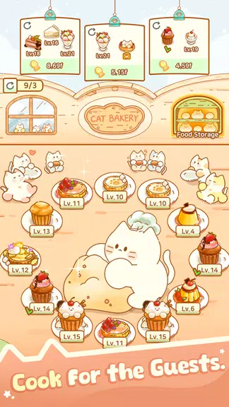 Idle Cat Hotel - Tycoon Games স্ক্রিনশট 3