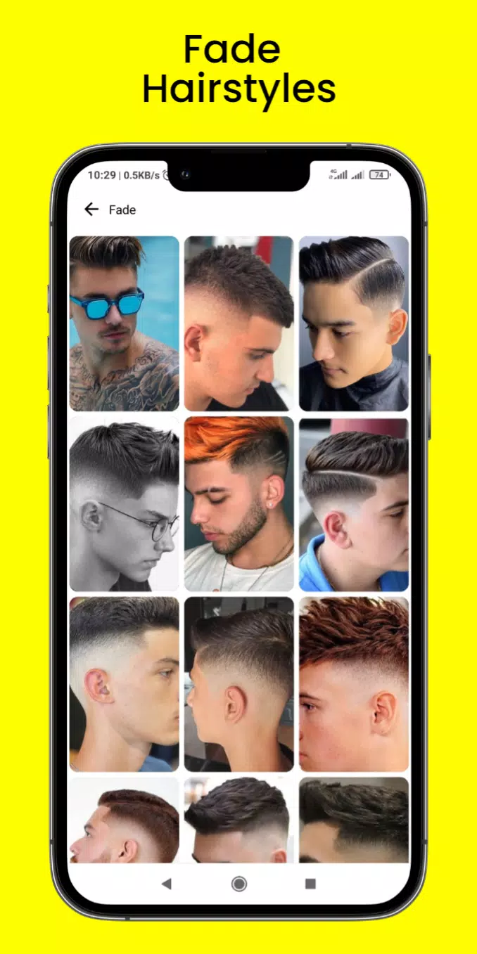 Mens Latest Hairstyles 2023 Schermafbeelding 0