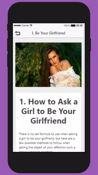 Schermata How to Ask a Girl to be Your Girlfriend 1