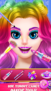 DIY Makeup Games: Candy Makeup স্ক্রিনশট 0