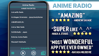 Anime Radio Favorites स्क्रीनशॉट 1