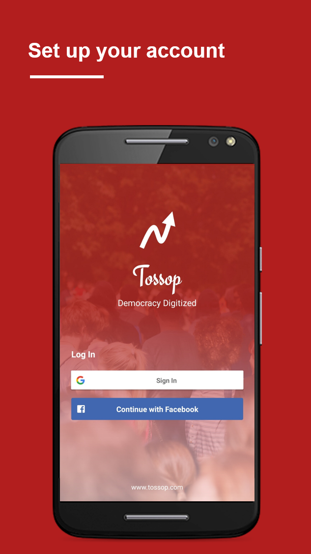 Tossop – Opinion Sharing & Learning App Captura de tela 0