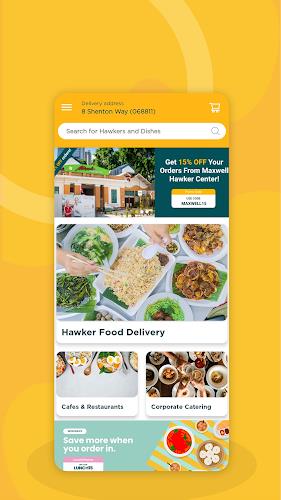 WhyQ Shiok Hawker Delivery ภาพหน้าจอ 0