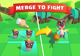 Animal Merge - Evolution Games ဖန်သားပြင်ဓာတ်ပုံ 1