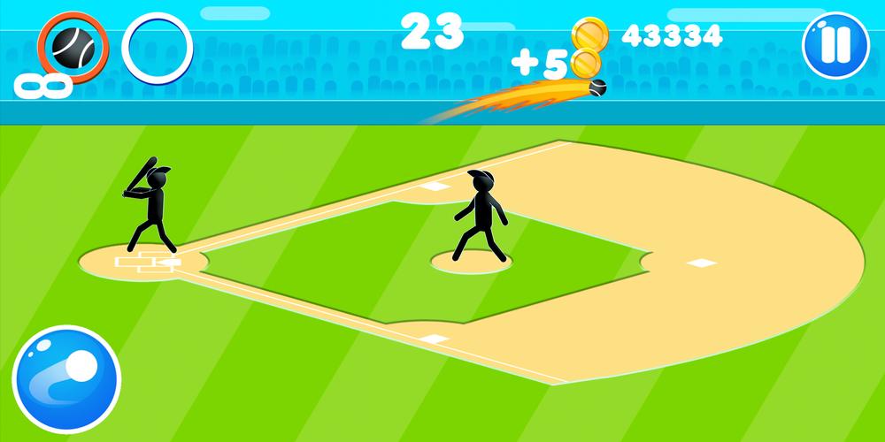 Schermata Stickman Baseball 1