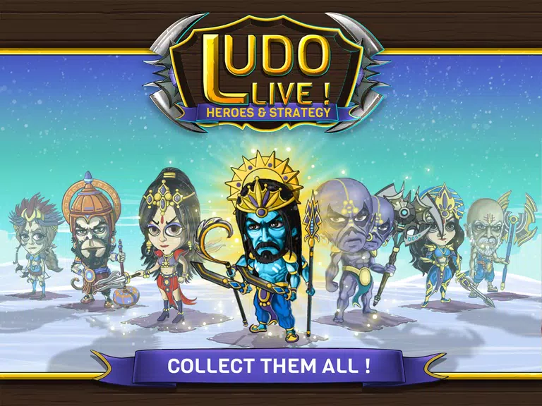 Ludo Live! Heroes & Strategy স্ক্রিনশট 0