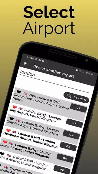 Paris Orly Airport Flight Info Ekran Görüntüsü 2