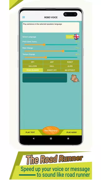 Robot Voice ภาพหน้าจอ 2