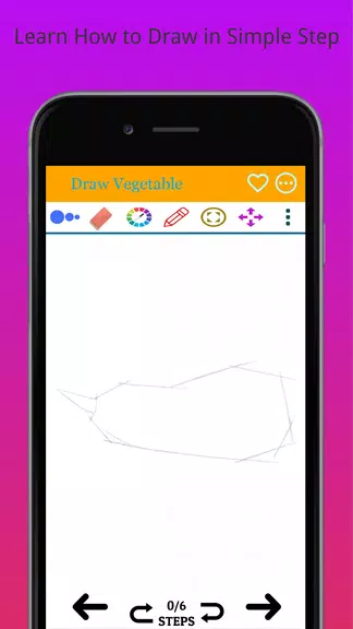 How to Draw Real Vegetables Capture d'écran 0