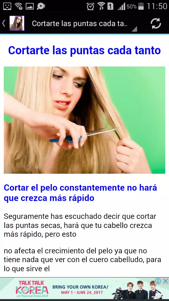 7 tips para cabello perfecto Captura de pantalla 1