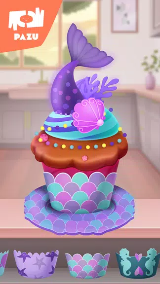 Cupcake maker cooking games ဖန်သားပြင်ဓာတ်ပုံ 3