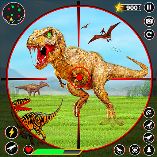 Wild Dino Hunter 3D Gun Games Captura de tela 0