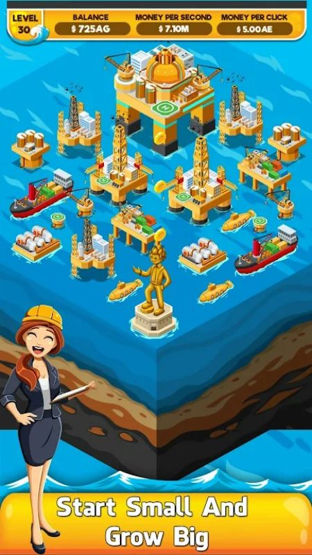 Oil Tycoon 2: Idle Miner Game应用截图第0张